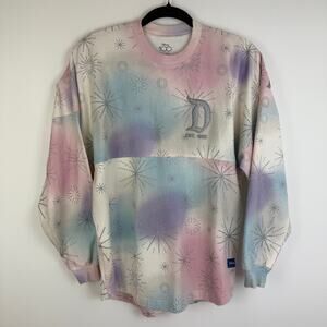 Disneyland Resort 100 Years Wonder Fireworks Pink/Blue/Purple Spirit Jersey XS